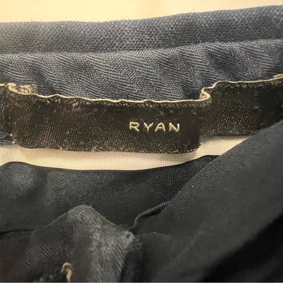 Banana Republic Navy Blue Ryan Crop Mid-rise Straight Leg Pant Size 10 - Picture 9 of 14